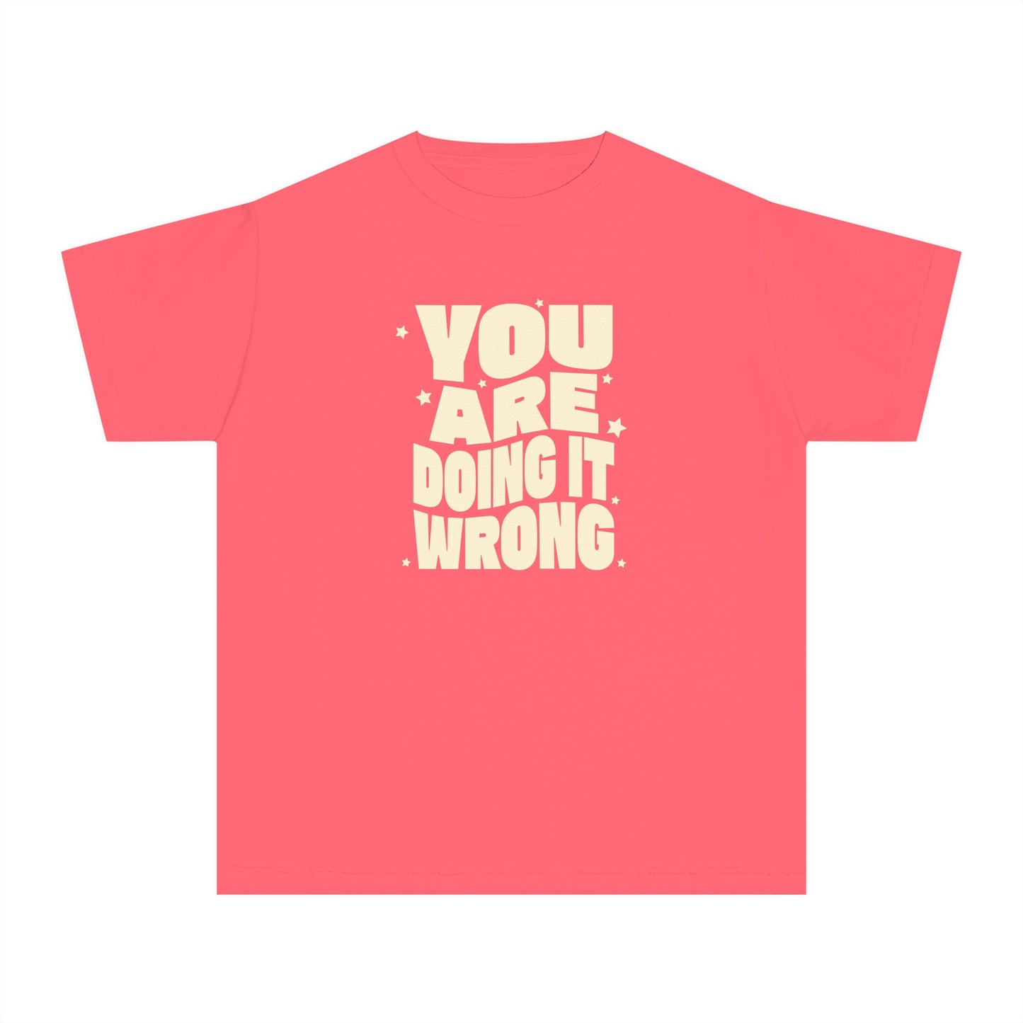 You're Doing It Wrong – Funny Groovy T-Shirt (Matching Parent Tees Available)