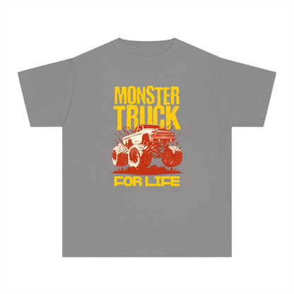 Monster Truck For Life - Cool Youth Graphic T-Shirt