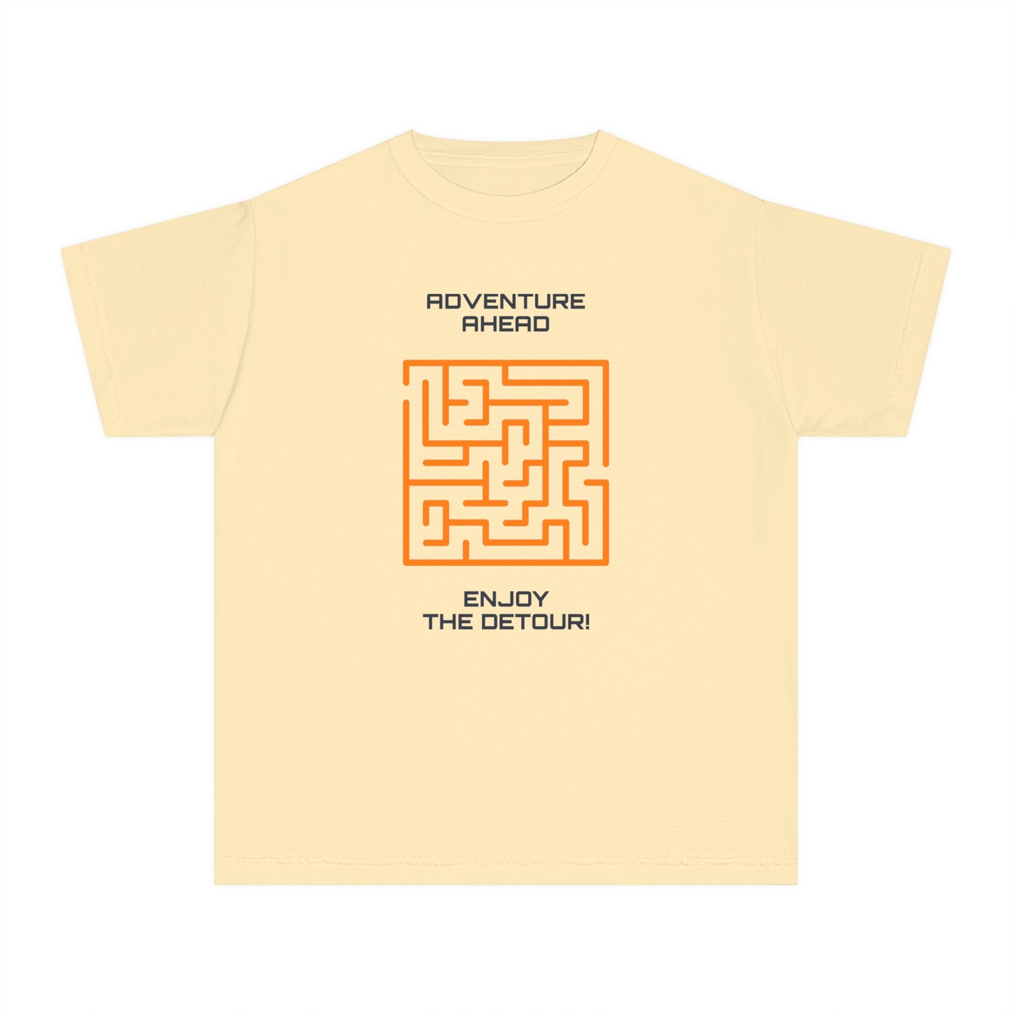 Adventure Ahead – Enjoy the Detour! Maze Youth T-Shirt
