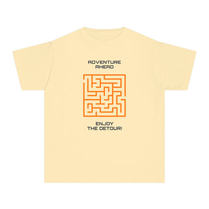 Adventure Ahead – Enjoy the Detour! Maze Youth T-Shirt
