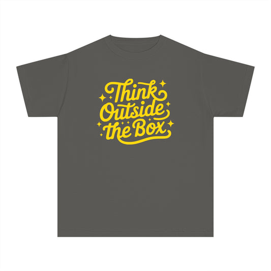 Think Outside the Box – Creative Mindset Youth T-Shirt
