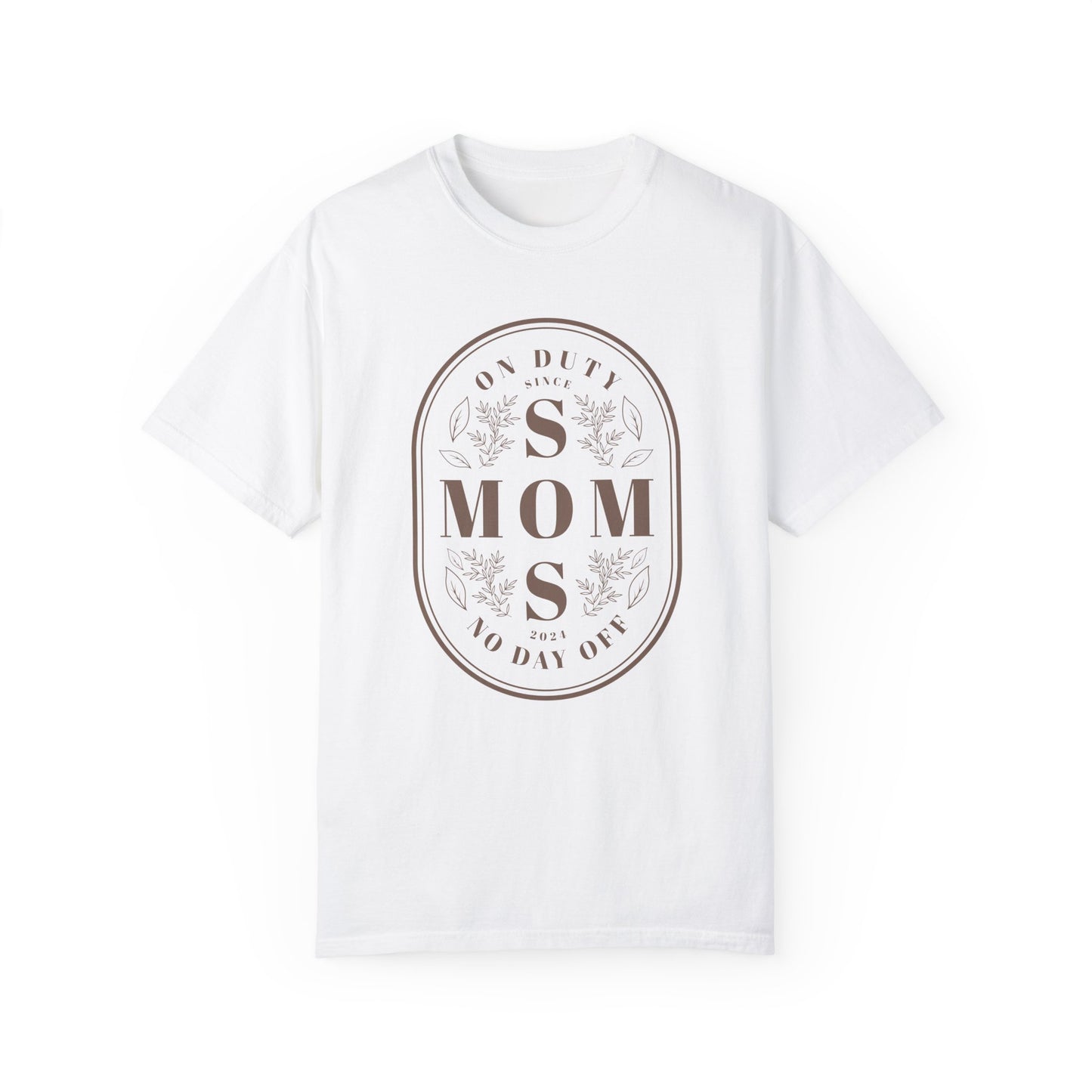 Mom SOS On Duty Since 2024 – Personalized Mom T-Shirt