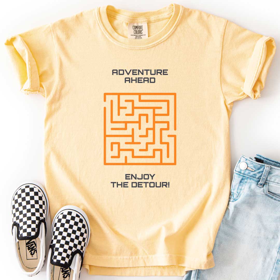 Adventure Ahead – Enjoy the Detour! Maze Youth T-Shirt