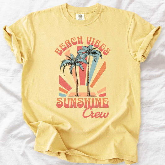 Beach Vibes Sunshine Crew T-Shirt