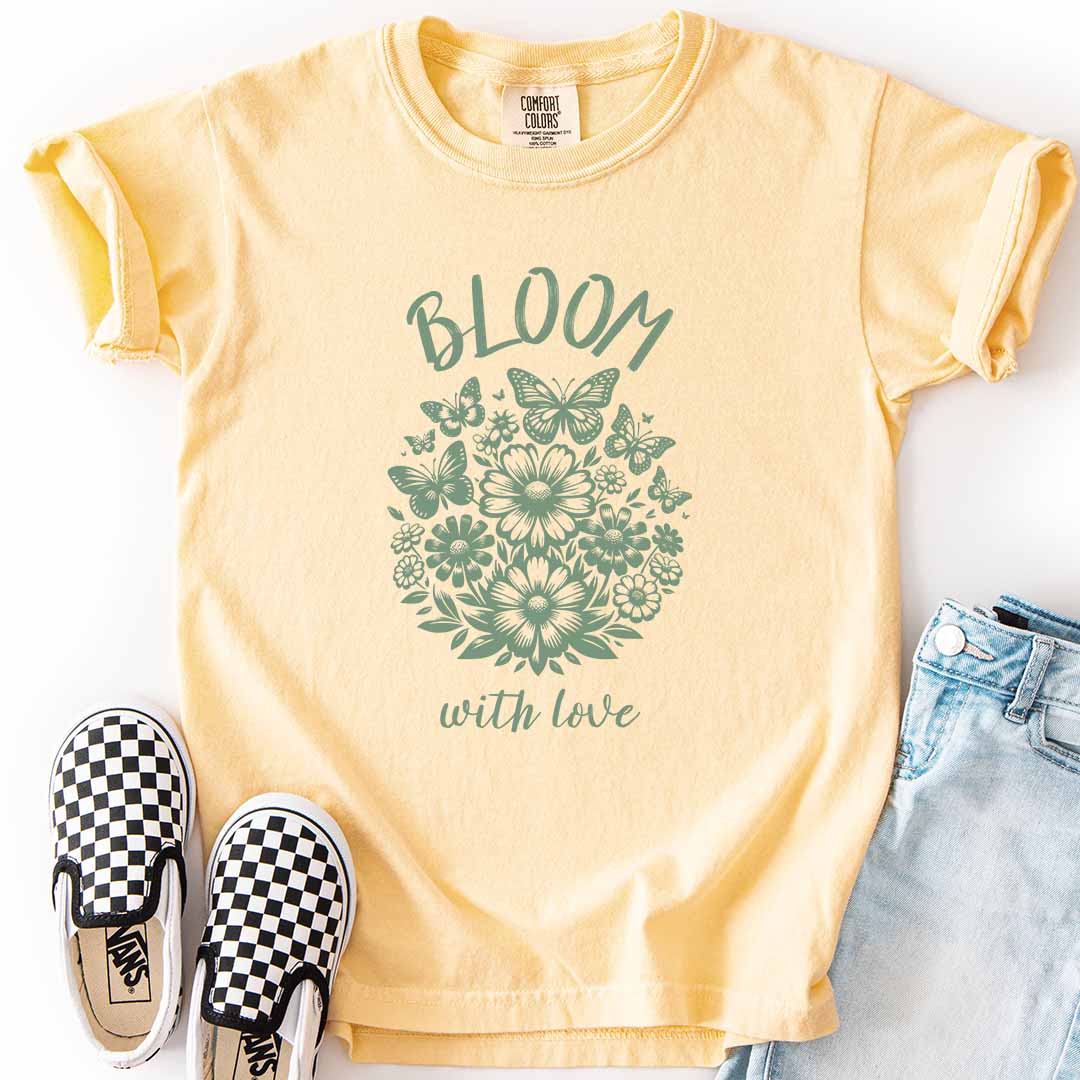 Bloom with Love Kids T-Shirt