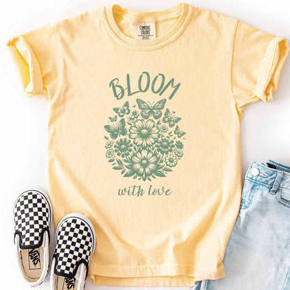 Bloom with Love Kids T-Shirt
