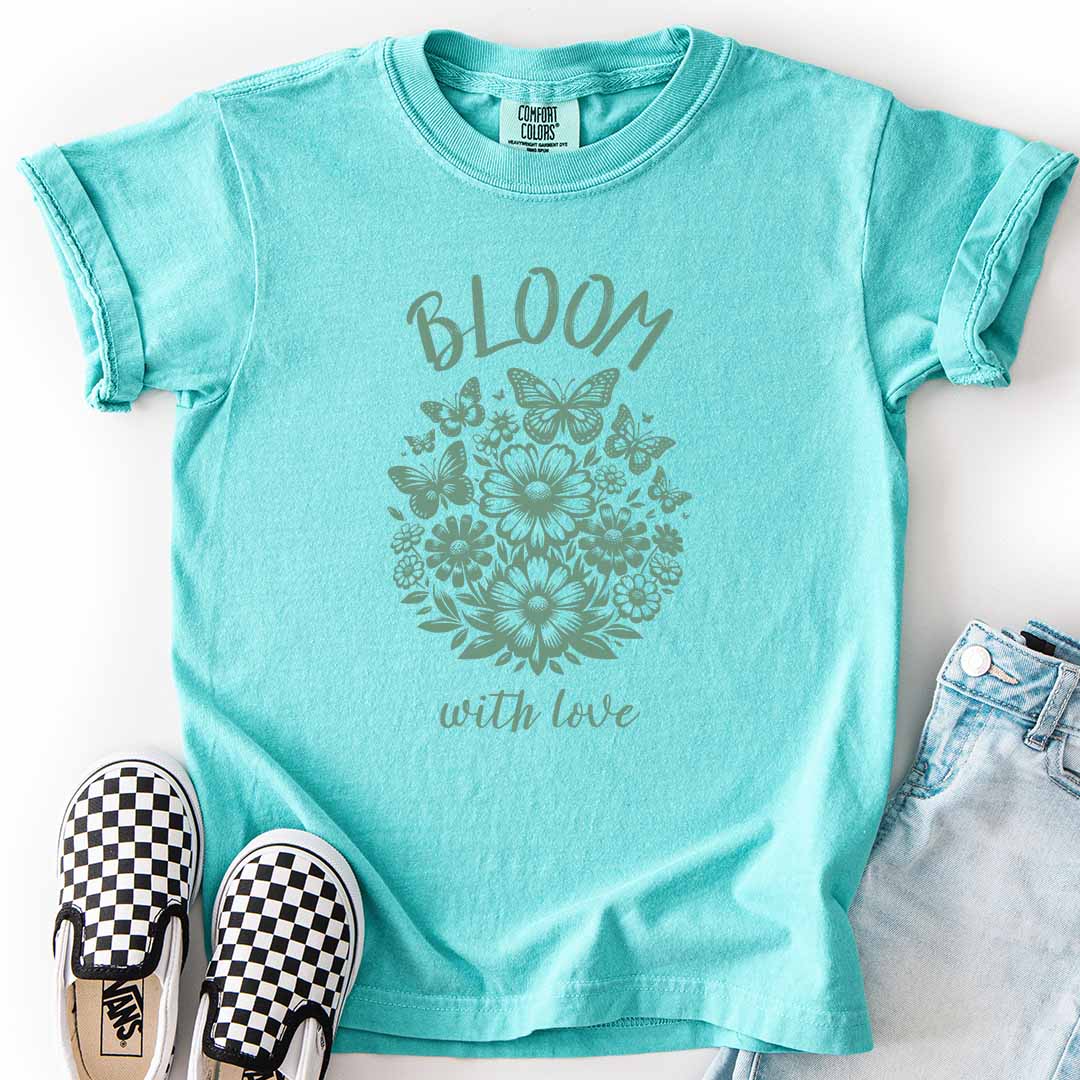 Bloom with Love Kids T-Shirt