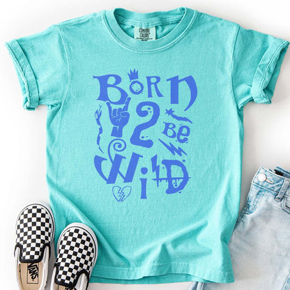 Born 2 Be Wild Youth T-Shirt – Rock-Inspired Tee for Cool Kids