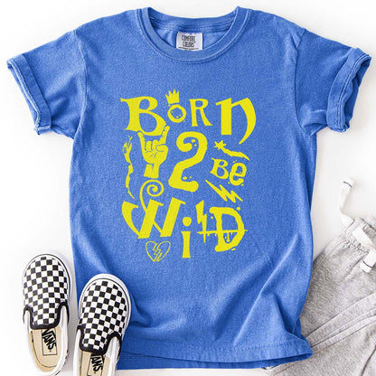 Born 2 Be Wild Youth T-Shirt – Rock-Inspired Tee for Cool Kids