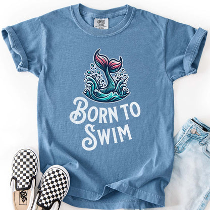 Born to Swim – Mermaid Splash Youth T-Shirt