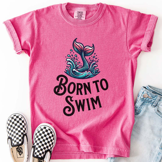 Born to Swim – Mermaid Splash Youth T-Shirt