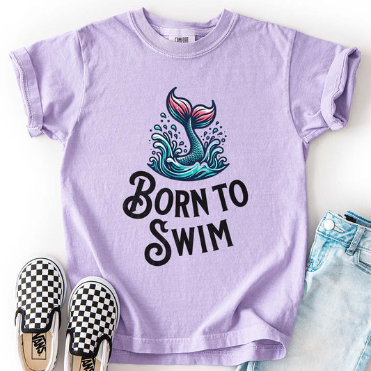 Born to Swim – Mermaid Splash Youth T-Shirt