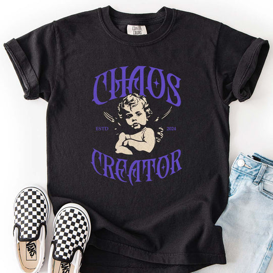 Chaos Creator T-Shirt – Personalized Playful Youth Tee
