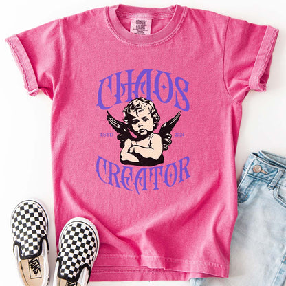 Chaos Creator T-Shirt – Personalized Playful Youth Tee