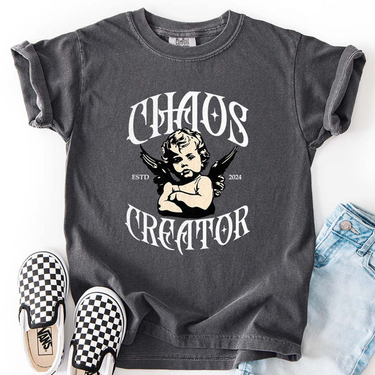 Chaos Creator T-Shirt – Personalized Playful Youth Tee