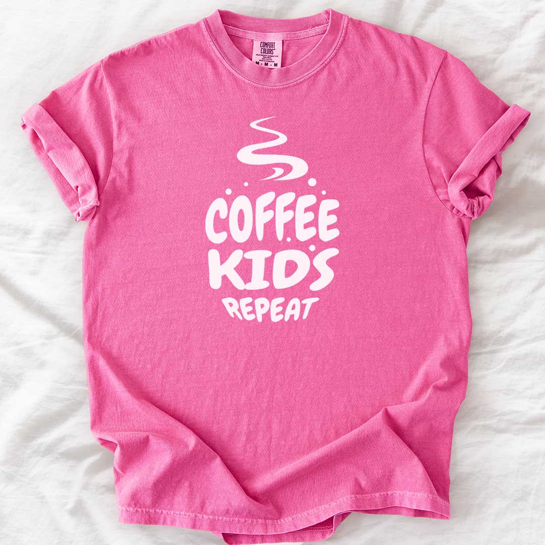 Coffee Kids Repeat T-Shirt