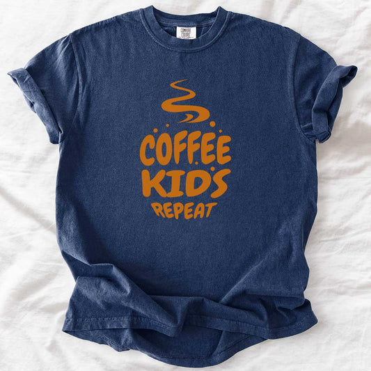 Coffee Kids Repeat T-Shirt