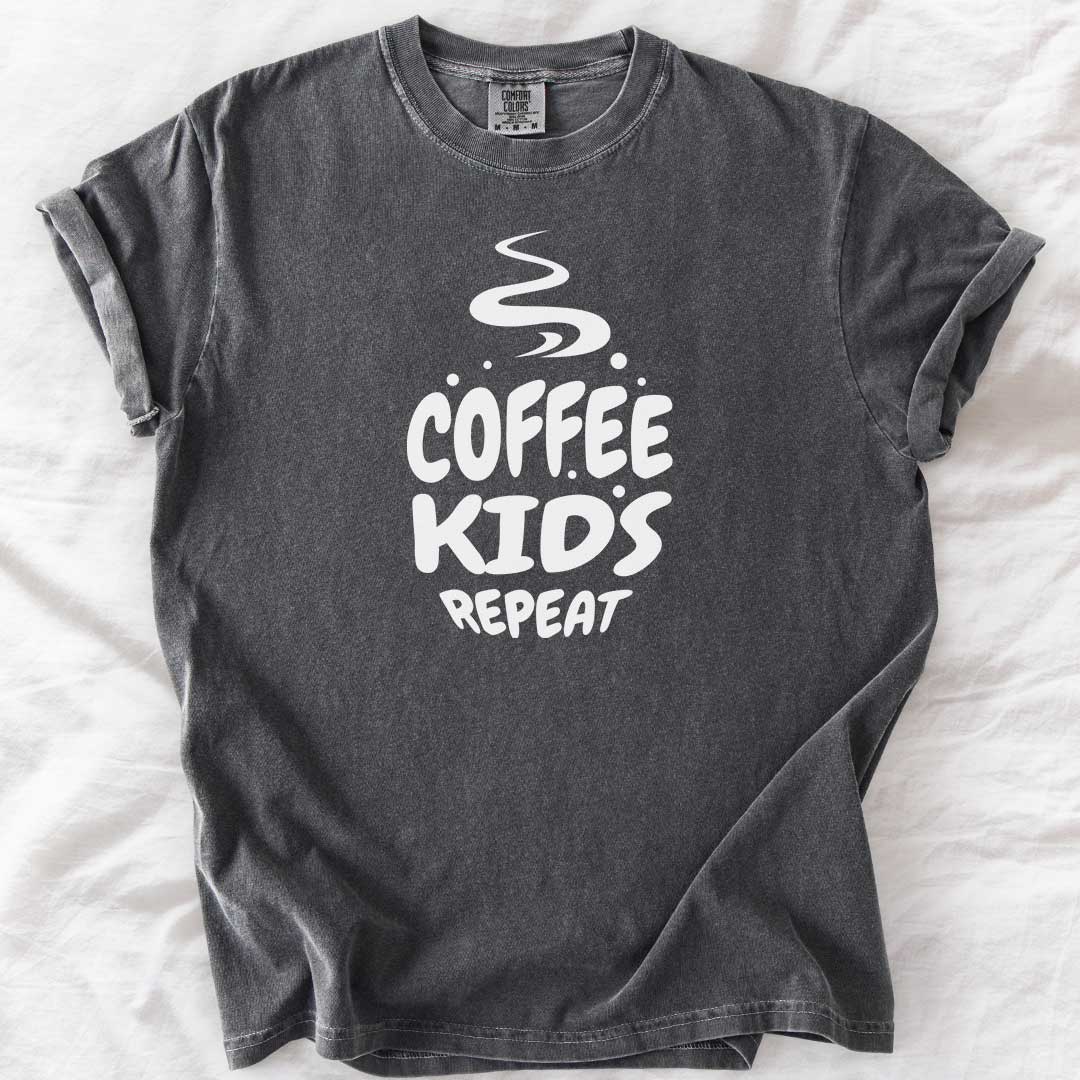 Coffee Kids Repeat T-Shirt