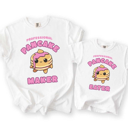 Pancake Maker & Pancake Eater (Mom + Youth Tee)