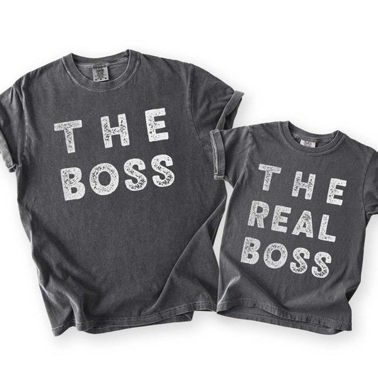 The Boss & The Real Boss (Mom & Youth Tee)