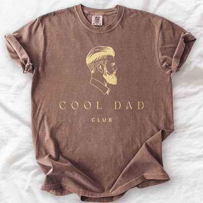 Cool Dad Club – Bearded Dad Illustration T-Shirt