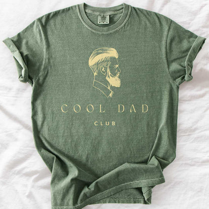 Cool Dad Club – Bearded Dad Illustration T-Shirt
