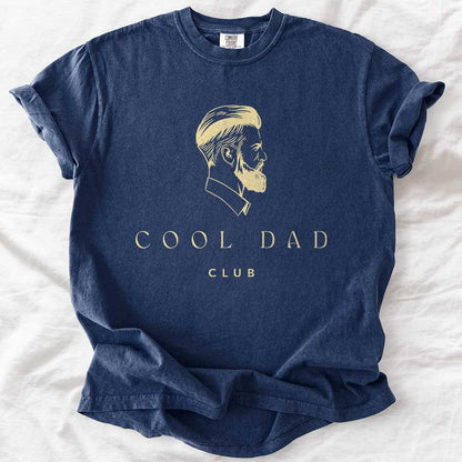 Cool Dad Club – Bearded Dad Illustration T-Shirt
