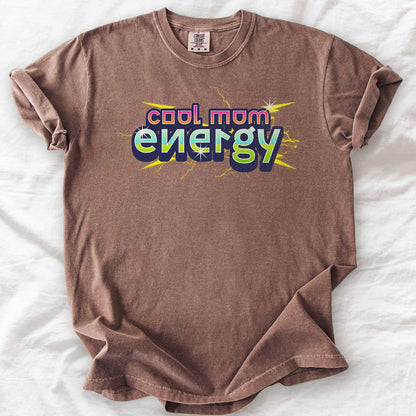 Cool Mom Energy – Retro Game-Inspired Comfort Colors® T-Shirt