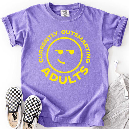 Currently Outsmarting Adults T-Shirt for Clever Kids