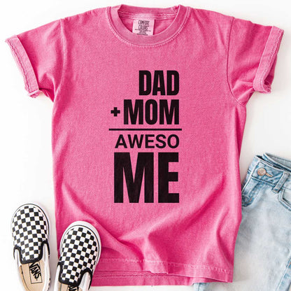 Dad + Mom = (Aweso)Me – Funny Math Youth T-Shirt