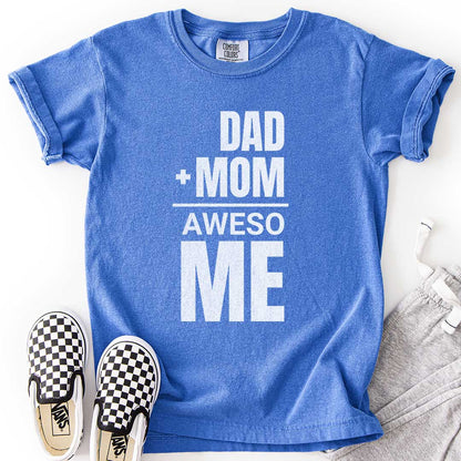 Dad + Mom = (Aweso)Me – Funny Math Youth T-Shirt