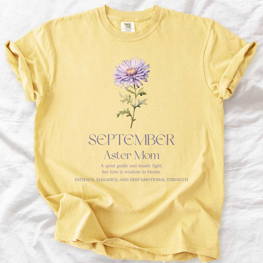 September Aster Mom T-Shirt