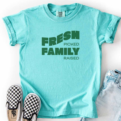 Fresh Picked Family Raised Kids T-Shirt