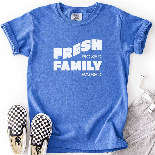 Fresh Picked Family Raised Kids T-Shirt