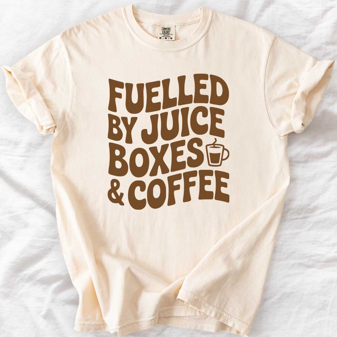 Fuelled by Juice Boxes & Coffee T-Shirt