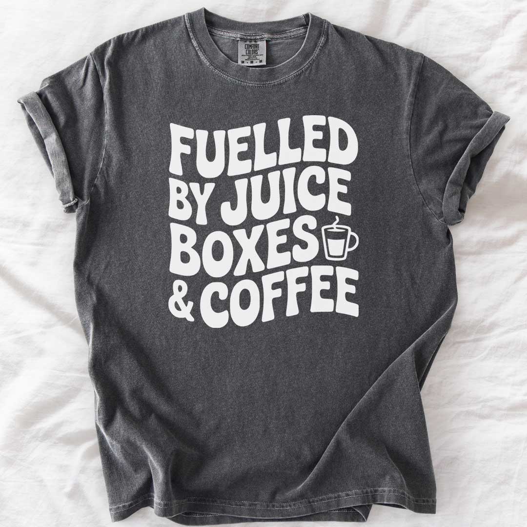 Fuelled by Juice Boxes & Coffee T-Shirt