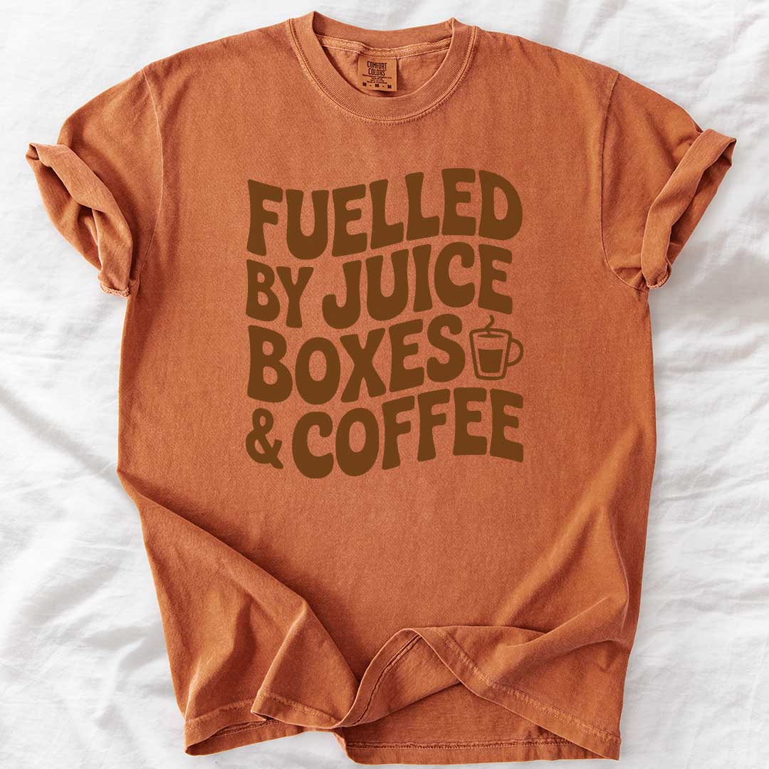 Fuelled by Juice Boxes & Coffee T-Shirt
