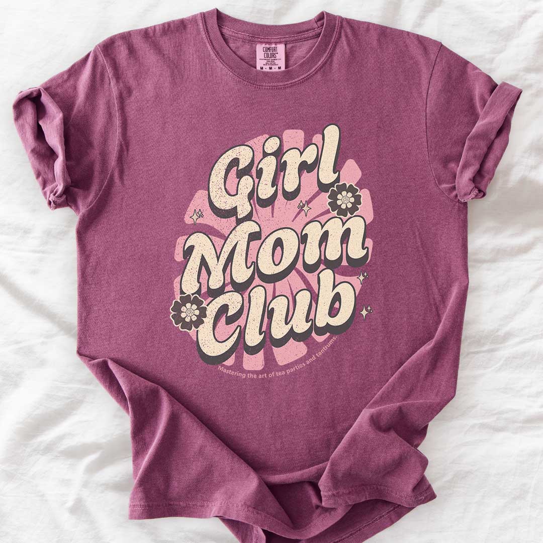 Girl Mom Club T-Shirt - Funny Tee for Girl Mom