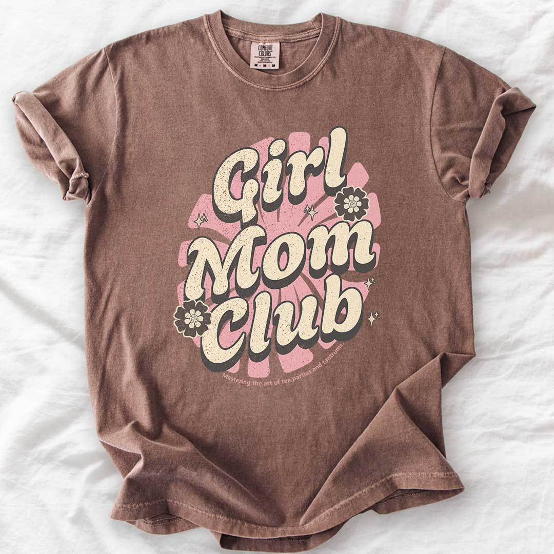 Girl Mom Club T-Shirt - Funny Tee for Girl Mom