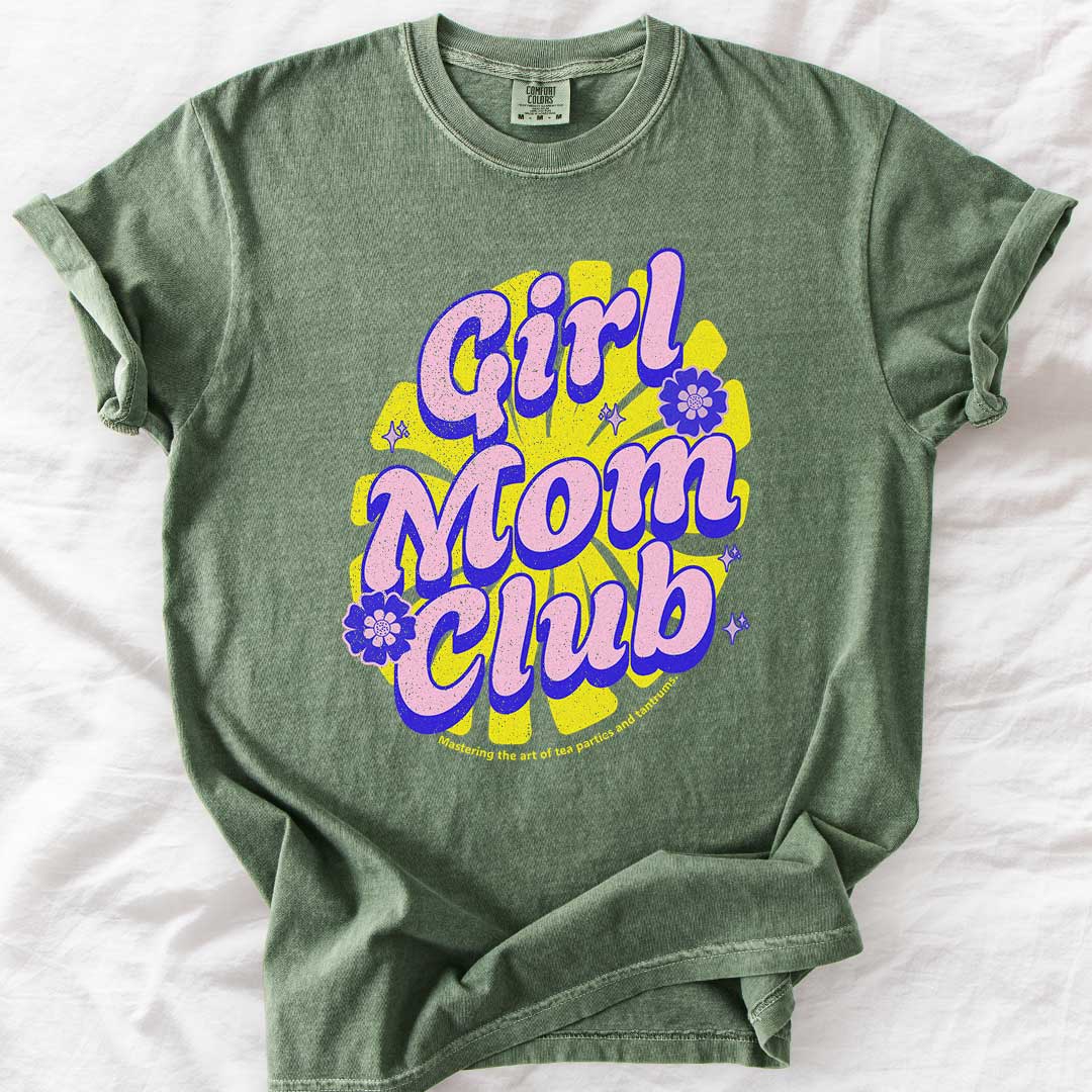 Girl Mom Club T-Shirt - Funny Tee for Girl Mom