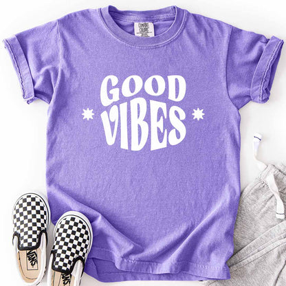 Good Vibes Youth Tee for Happy Little Trendsetters