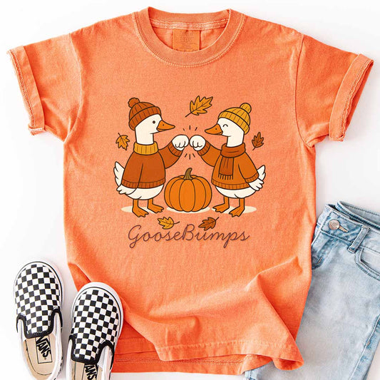 Autumn Goosebumps Youth Tee for Fall Fun
