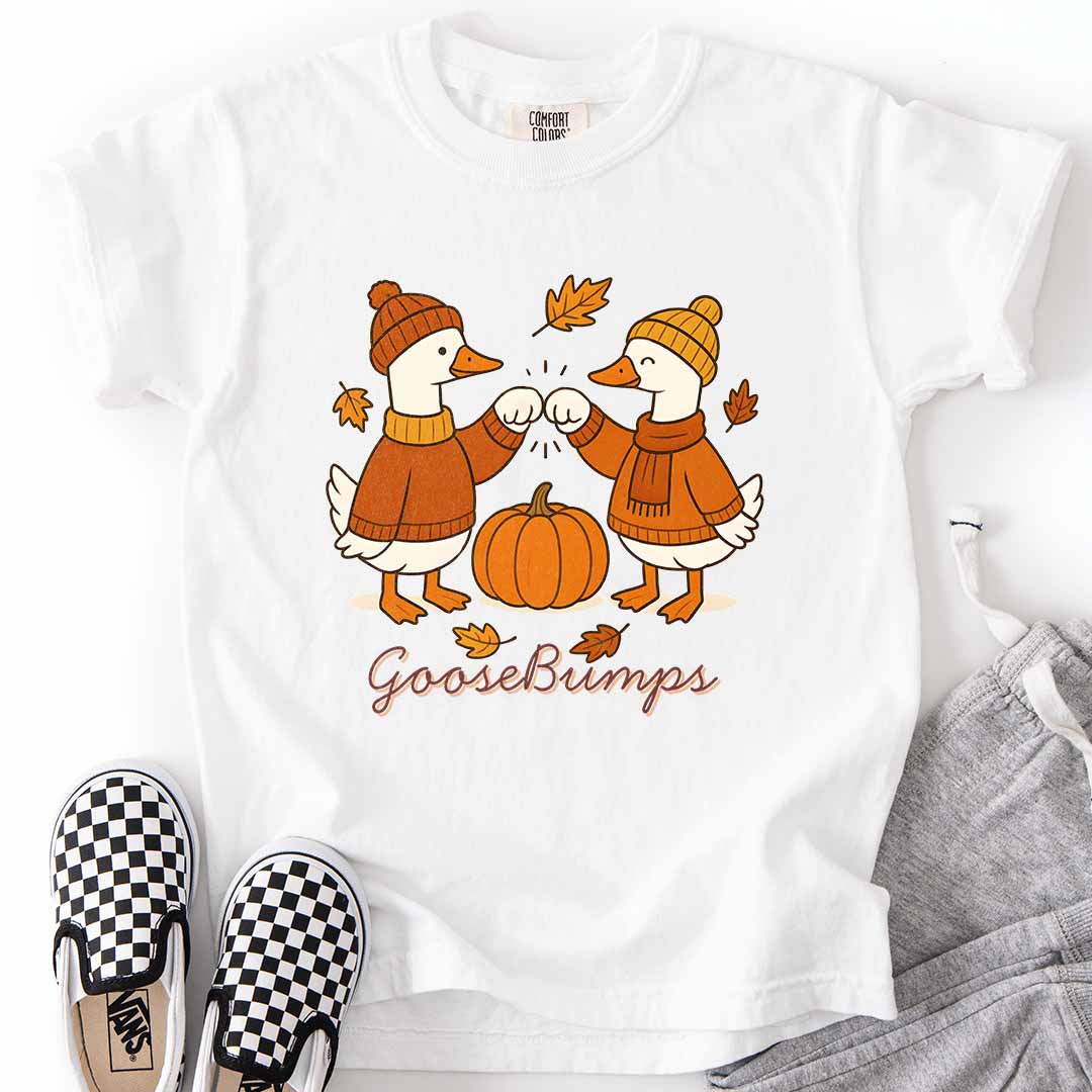 Autumn Goosebumps Youth Tee for Fall Fun