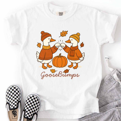 Autumn Goosebumps Youth Tee for Fall Fun