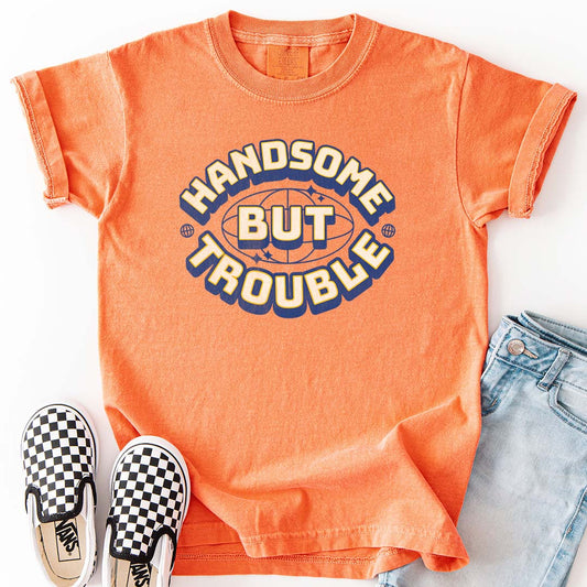 Handsome But Trouble Youth T-Shirt