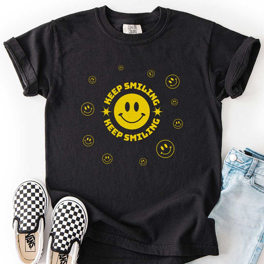 Keep Smiling Youth Tee for Happy Little Trendsetters
