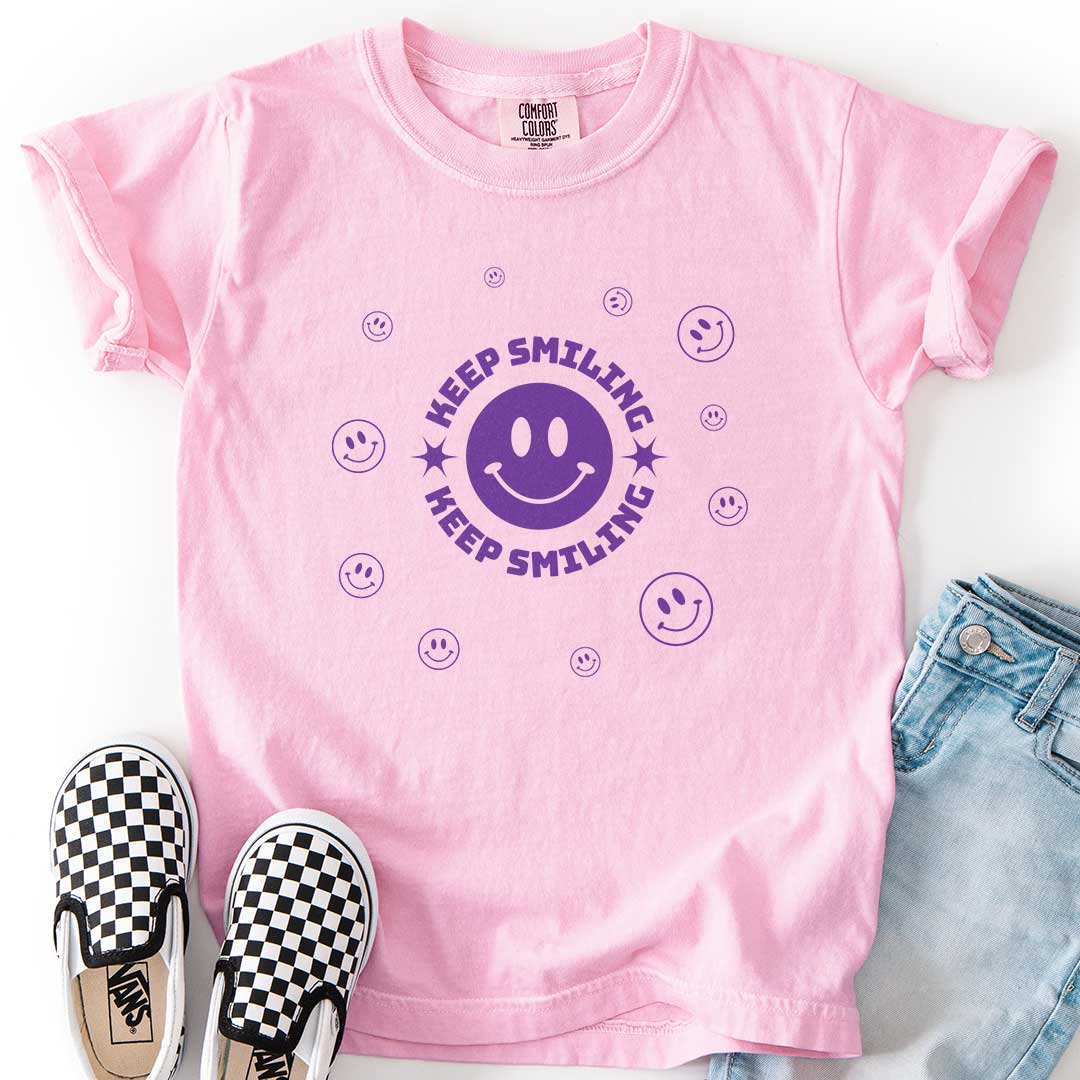 Keep Smiling Youth Tee for Happy Little Trendsetters