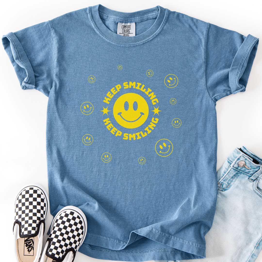 Keep Smiling Youth Tee for Happy Little Trendsetters