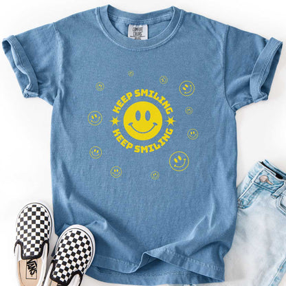 Keep Smiling Youth Tee for Happy Little Trendsetters