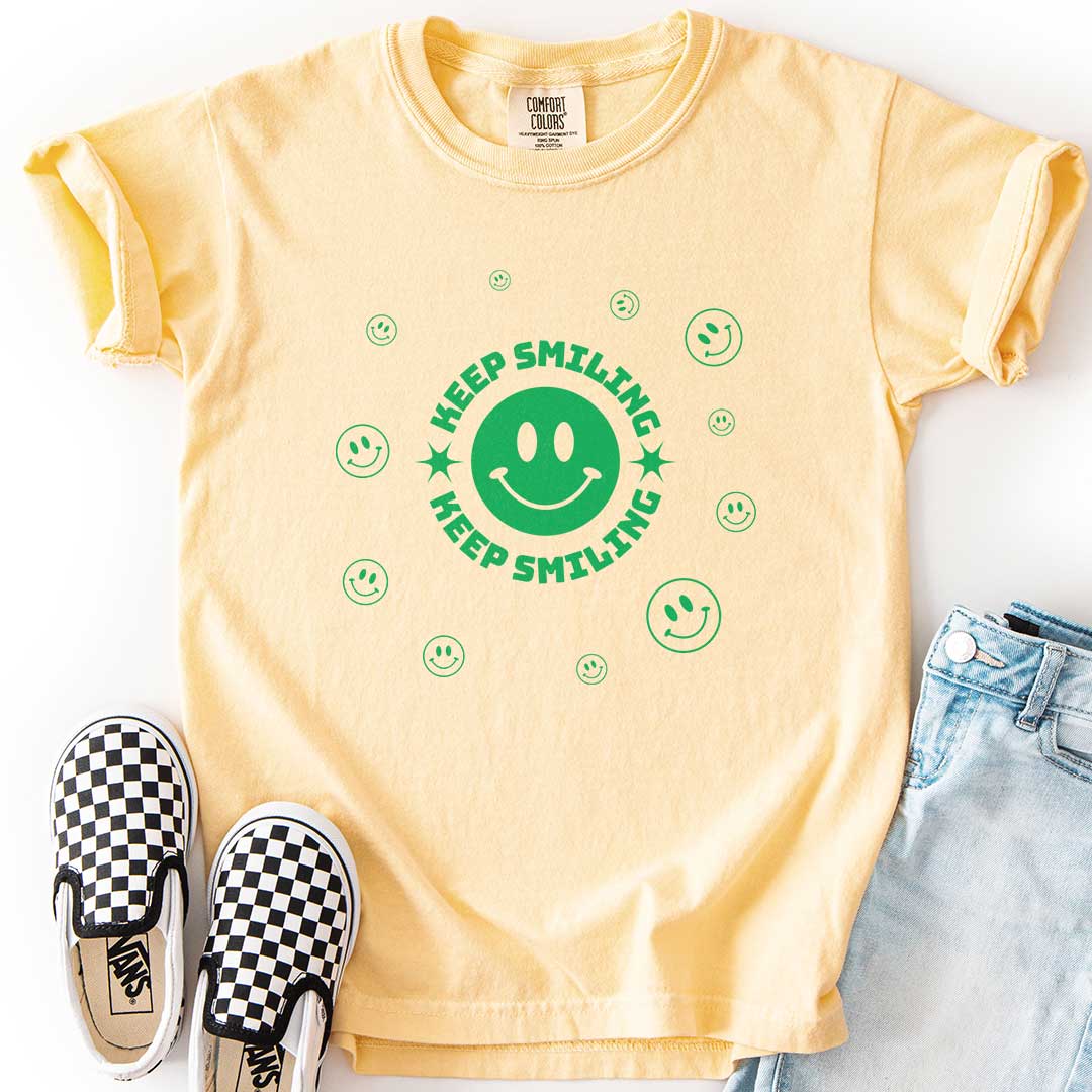 Keep Smiling Youth Tee for Happy Little Trendsetters